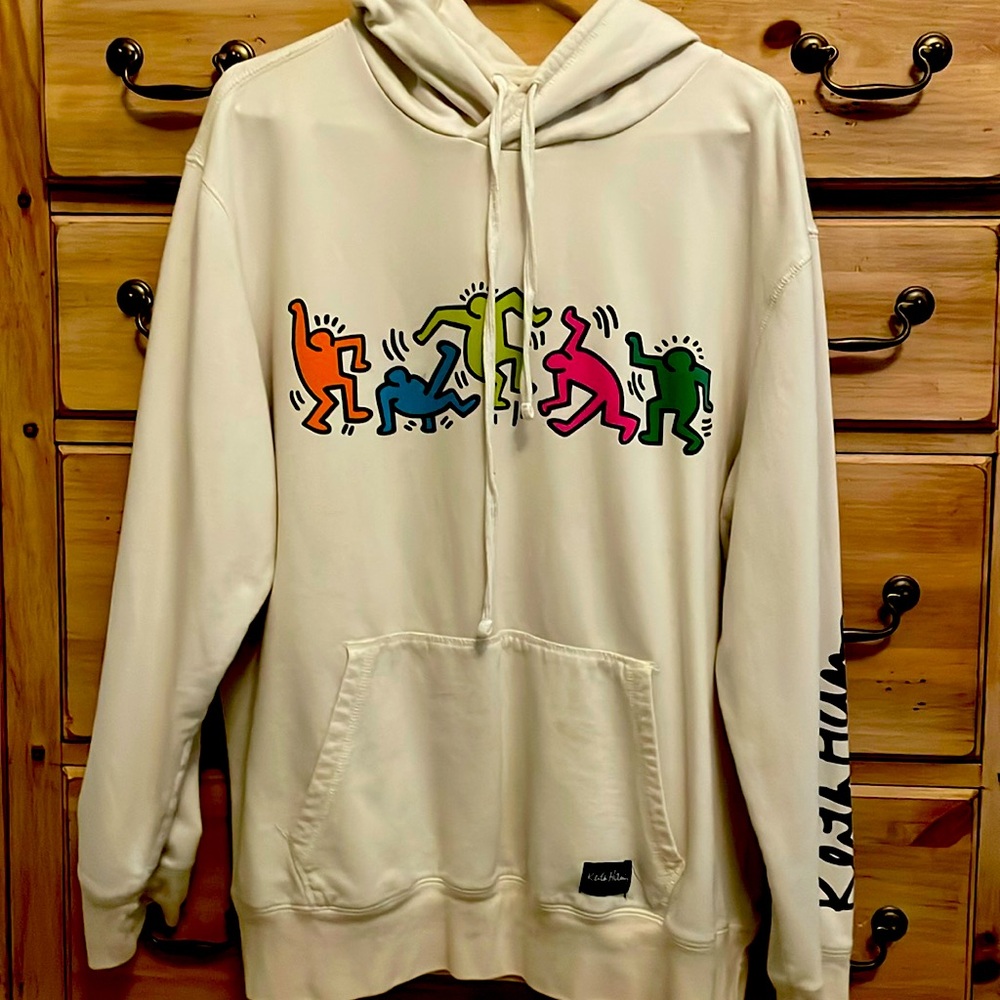 Keith Haring hoodie size XL